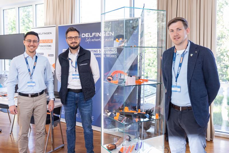 May 7, 2025: The DELFINGEN brand at the Bordnetze im Automobil in Germany