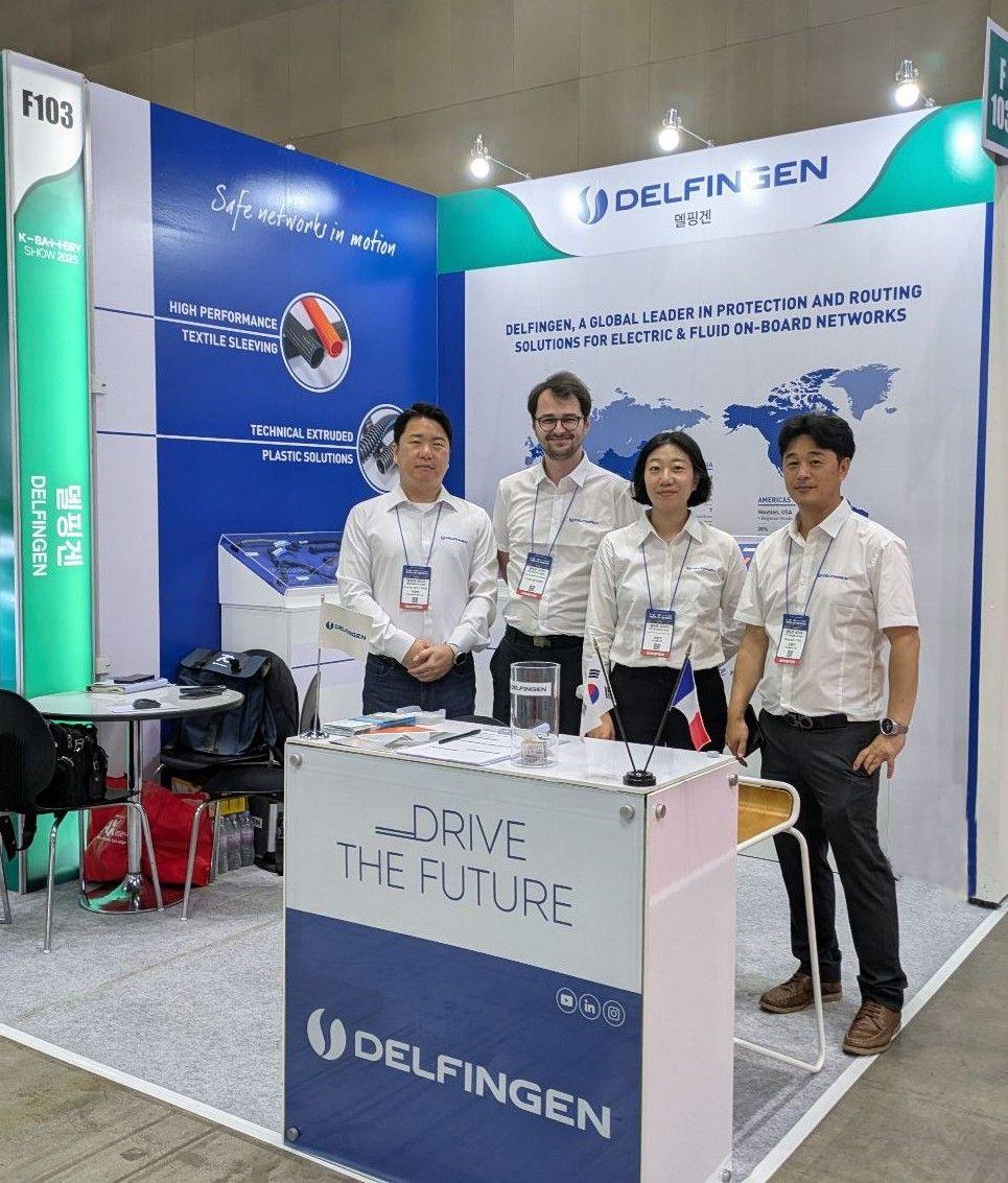 12 septembre 2025 : La marque DELFINGEN participe au salon K-Battery Show en Corée